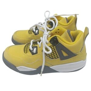 Nike Air Jordan 4 Retro PS 'Lightning' 2021  BQ7669-700  Little Kids Size 12.5 C